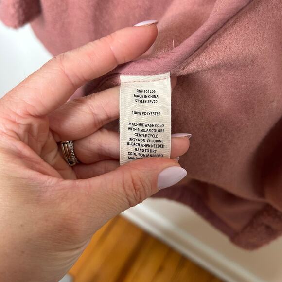 Soft Surroundings Pink Sherpa Shacket - Picture 4 of 5